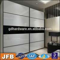 aluminum Bedroom Design Inside Sliding Doors Wall Mounted Wardrobe