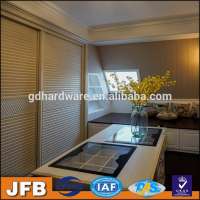 aluminum modern louvered closet wardrobe sliding door